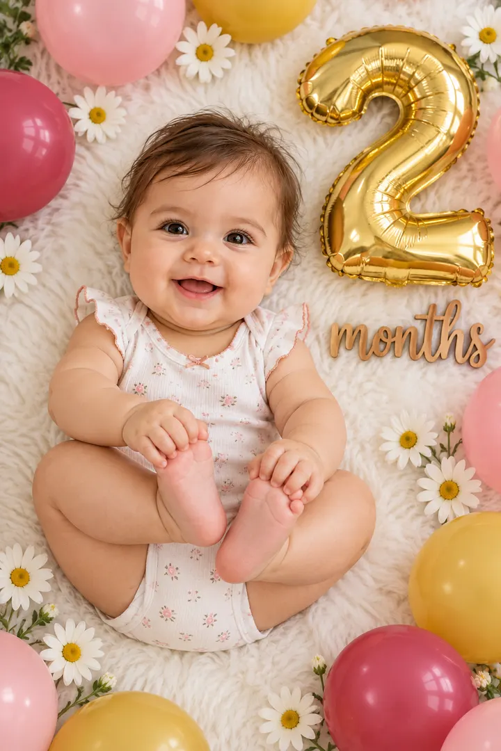 A milestone photo for every month