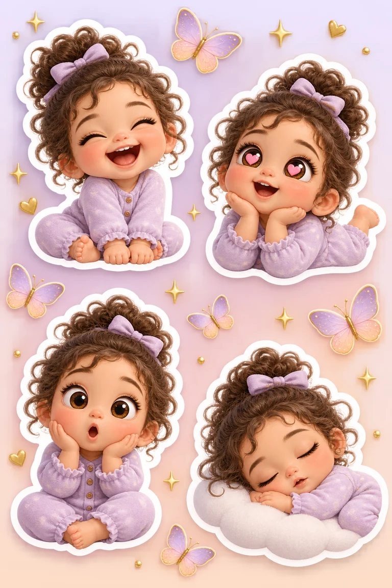 Stickers of your baby for WhatsApp